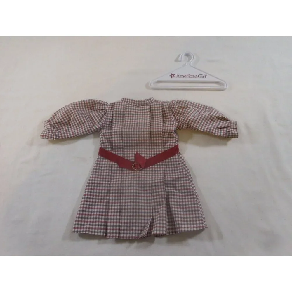 Pleasant Company Samantha Doll Checked Taffeta Meet Dress Retired + Hanger‎